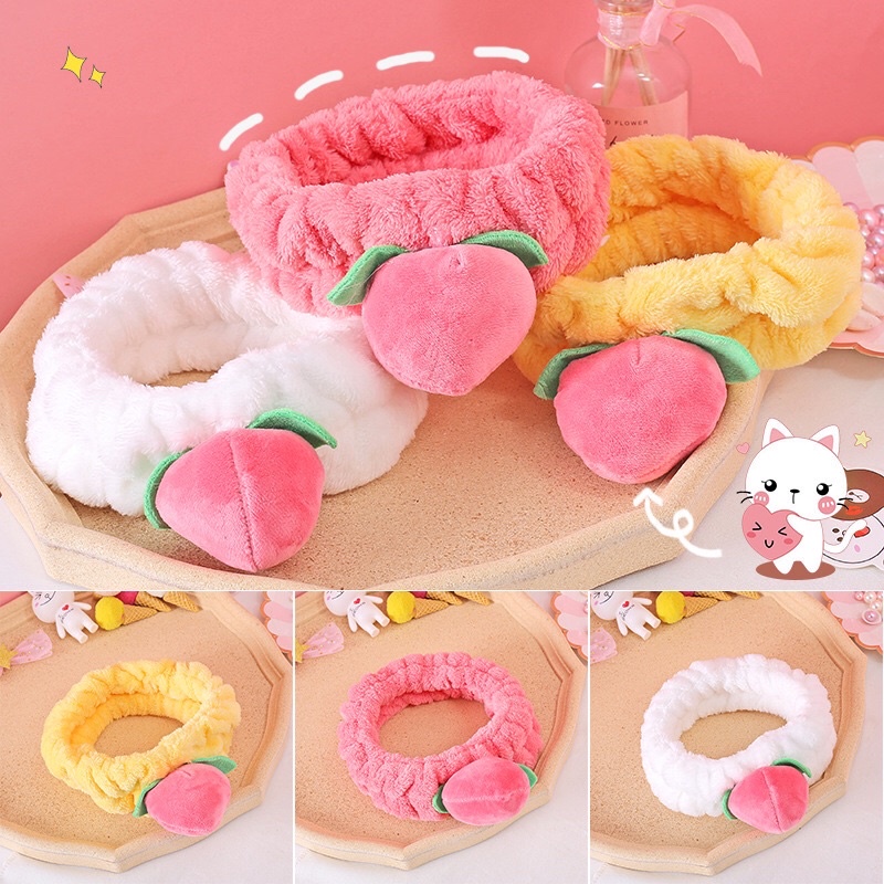 Băng Đô Trái Đào Sang Chảnh Siêu Xinh - Sunni Shop