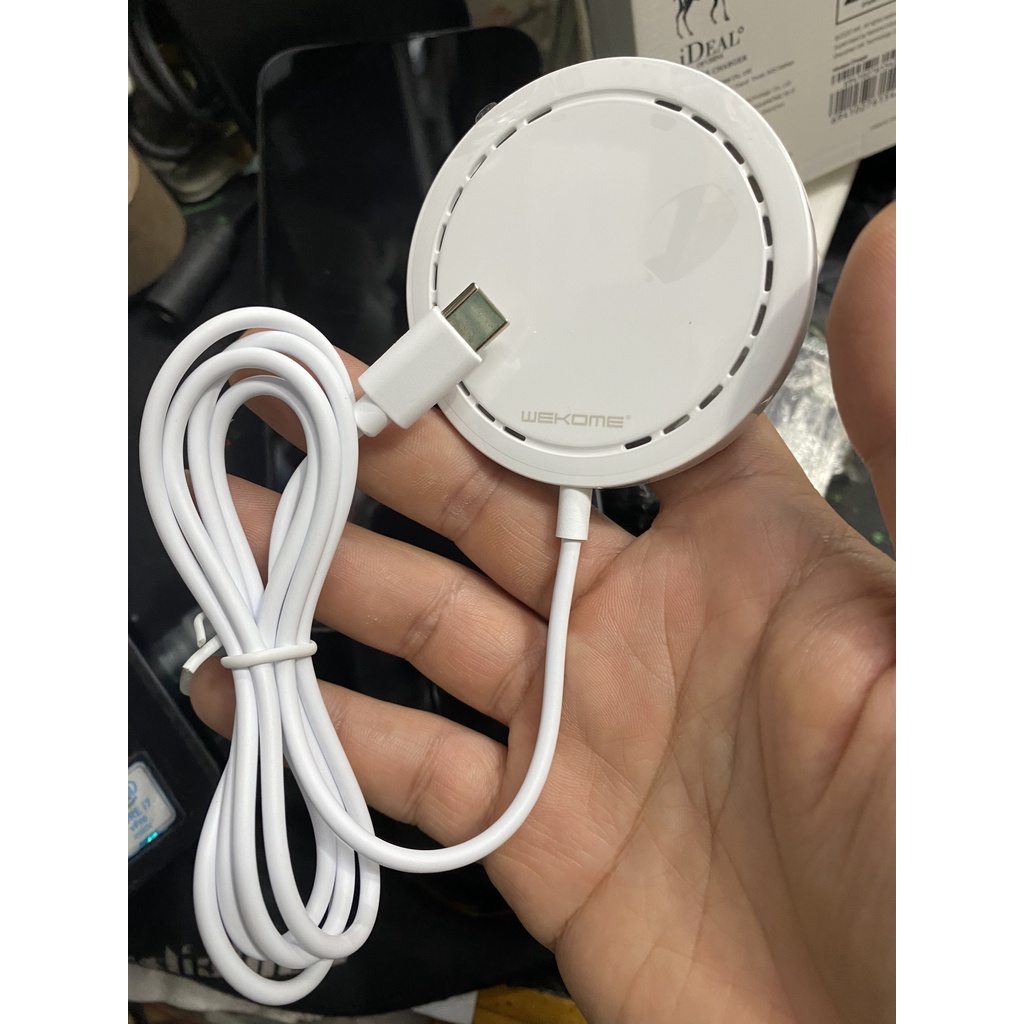 Dock đốc Đế Sạc Nam Châm Không Dây 15w WE.KOME Cho iph SS ( 8 X XS 11 12 13 pro max
