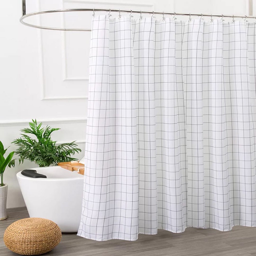 Rèm phòng tắm, rèm cửa sổ nhiều họa tiết (180cm x 180cm) Loại 1