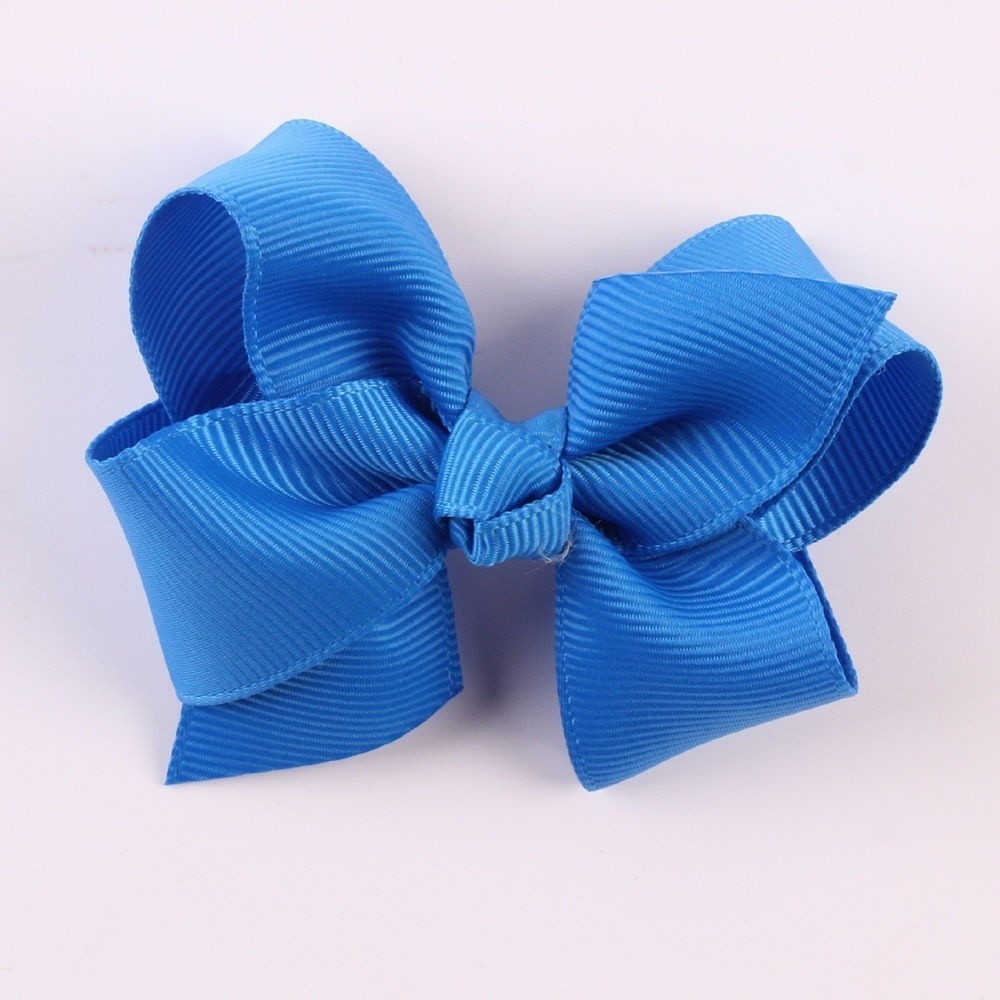 ღ♛ღ20Pcs Baby Kids Children Girl Bow Ribbon Alligator Hair Clip Hairpin Accessories