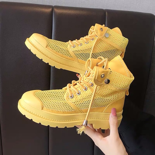 (Order) sz 35-40 Giày sneakers lưới cổ gập 2 kiểu nhiều màu cao câp