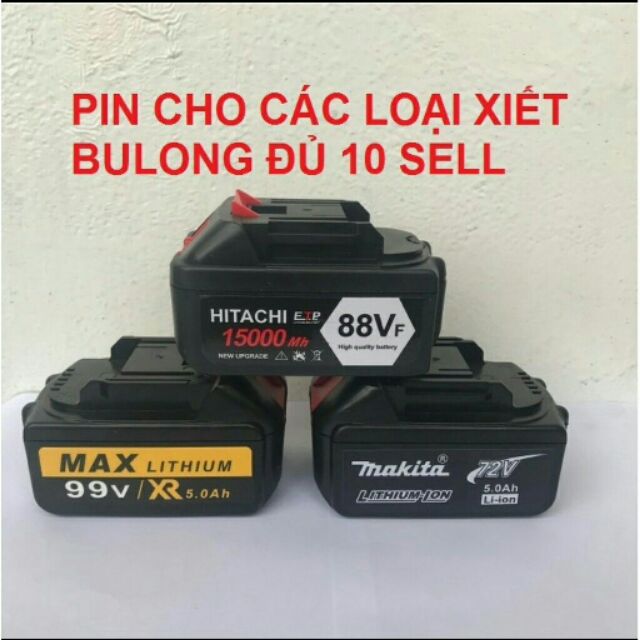 Pin Máy Siết Bulong Ken-Dewalt-Hitachi-Makita 10 Cell