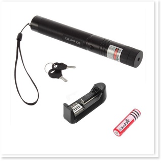 Đèn pin laser 303 tia xanh