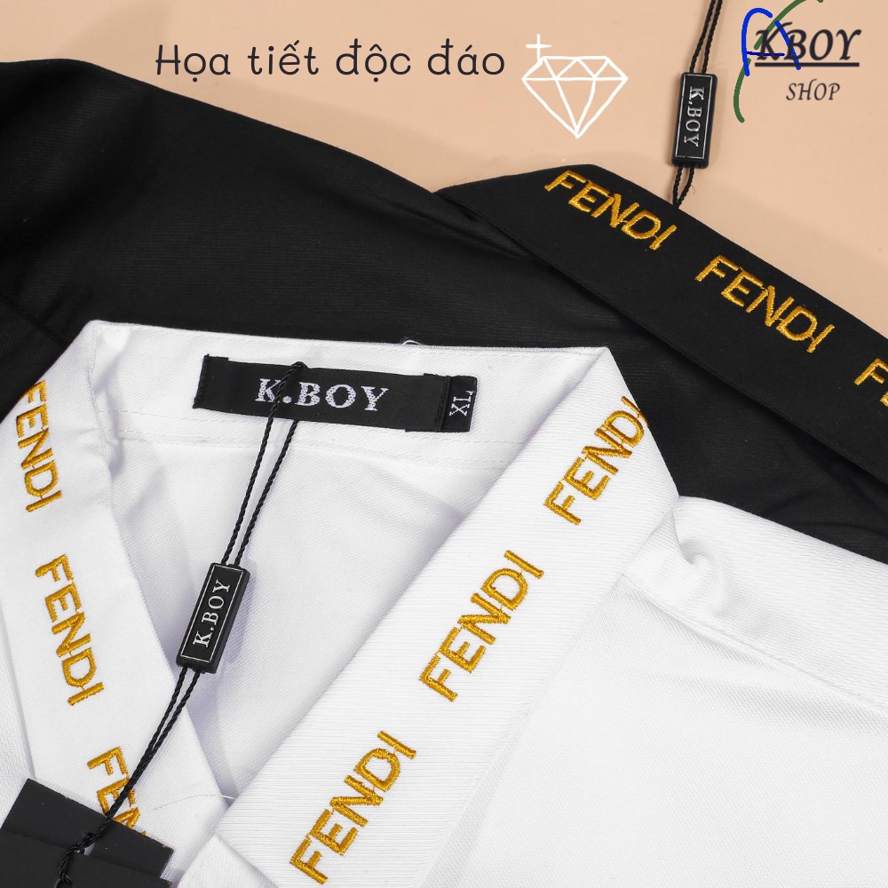 Áo Sơ Mi Nam ⚡FREE SHIP⚡Áo sơ mi công sở tay dài cotton - Áo sơ mi kiểu nam, phối họa tiết cao cấp - 6502