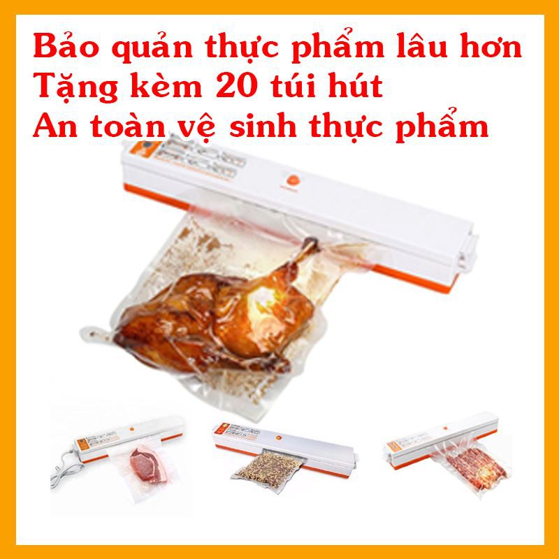 Máy hút chân không mini tự động hàn miệng túi - Bảo quản thực phẩm được tốt hơn - Sevenmart