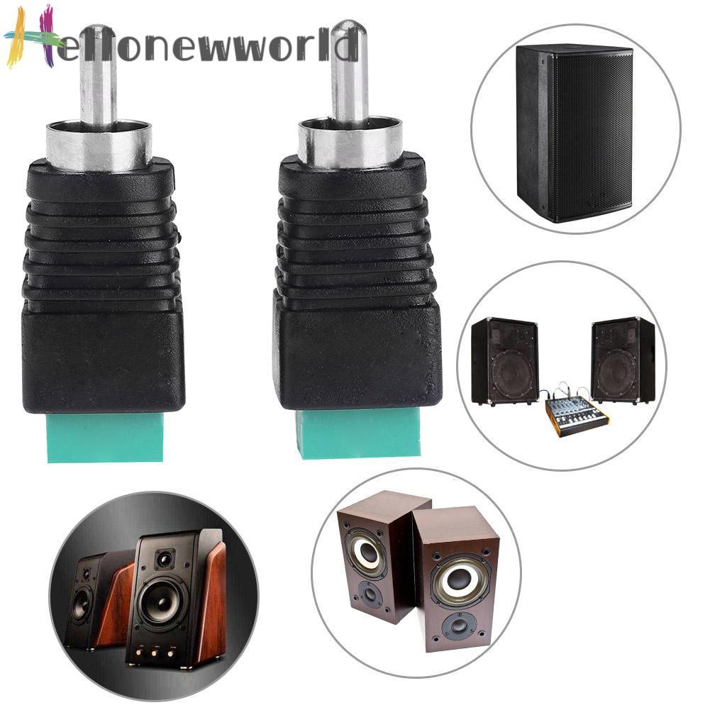 Bộ 2 Đầu Nối Dây Cáp Âm Thanh Rca