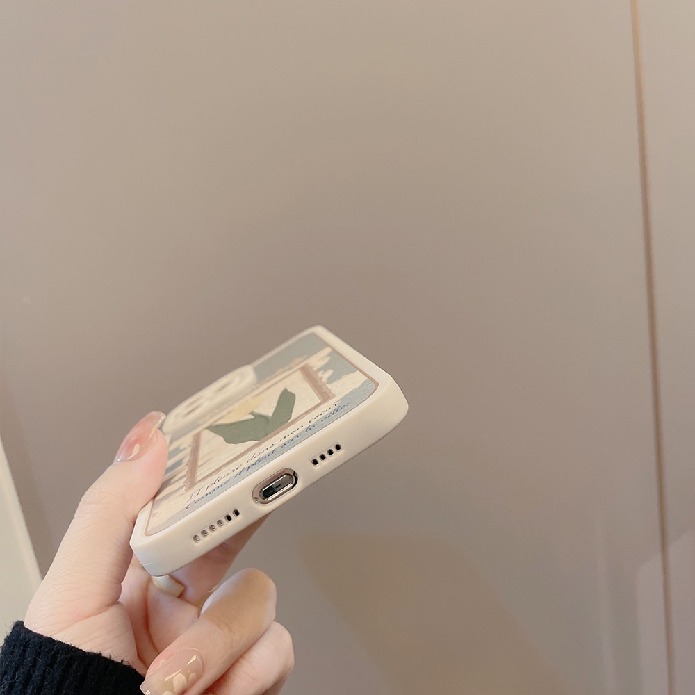 Ốp Điện Thoại Mềm Hình Hoa tulip Trắng Kiểu vintage Cho iphone 7 8 plus x xr xs 11 12 13 14 15 mini pro max se 2020