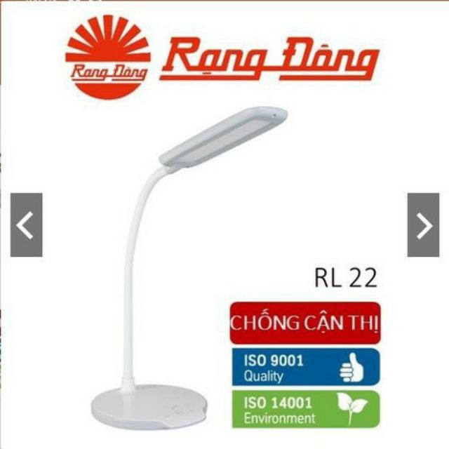 Đèn bàn Led cảm ứng 3 màu ánh sáng RĐ RL-22 LED RẠNG ĐÔNG