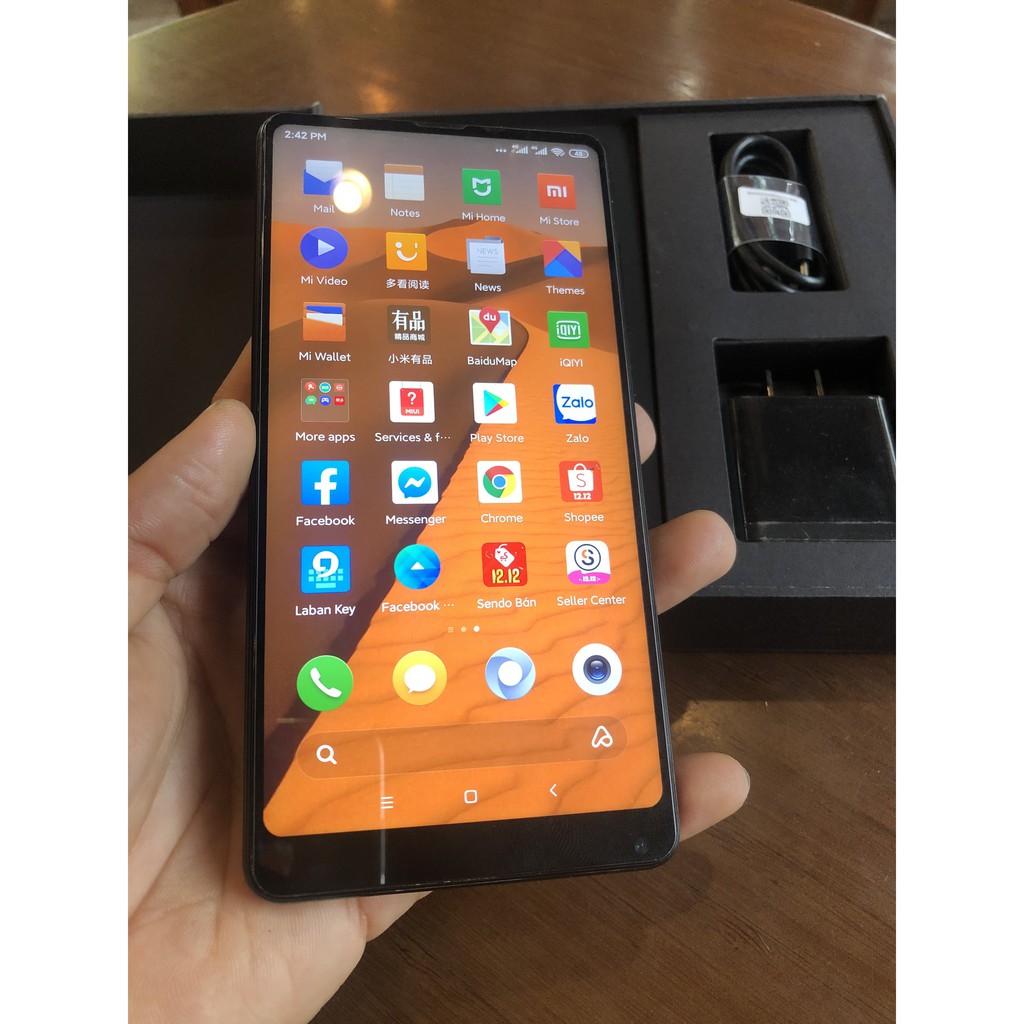 Điện thoại xiaomi mi mix 2s cpu snap 845 ram 6gb 64gb 2 sim | WebRaoVat - webraovat.net.vn