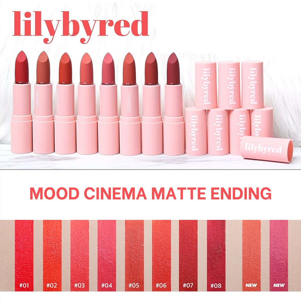 Son Thỏi Lì LILYBYRED Mood Cinema Matte Ending Siêu Mịn | BigBuy360 - bigbuy360.vn