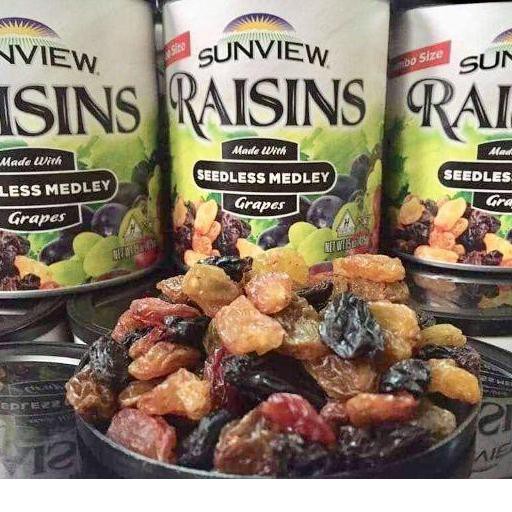 Hộp nho khô mỹ không hạt Sunview Raisins Mỹ 425g