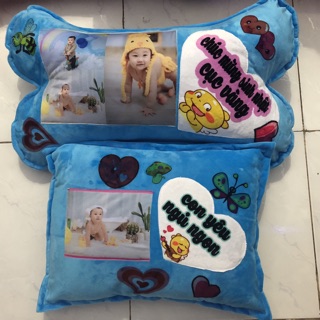 Gối ôm và gối nằm cho bé ( bộ 2 gối).