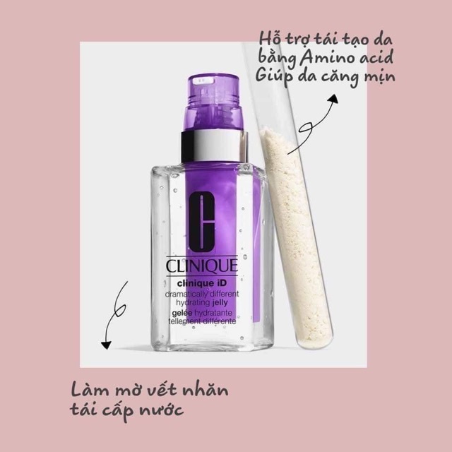 CLINIQUE - Kem dưỡng kèm lõi tinh chất dưỡng CLINIQUE ID DRAMATICALLY DIFFERENT HYDRATING JELLY 125ml | BigBuy360 - bigbuy360.vn