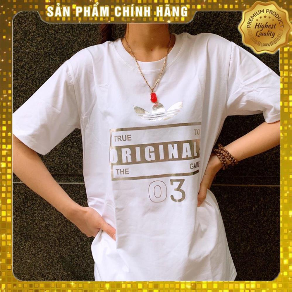 ÁO THUN NAM NỮ TAY NGẮN CỔ TRÒN FROM RỘNG ADIDAS