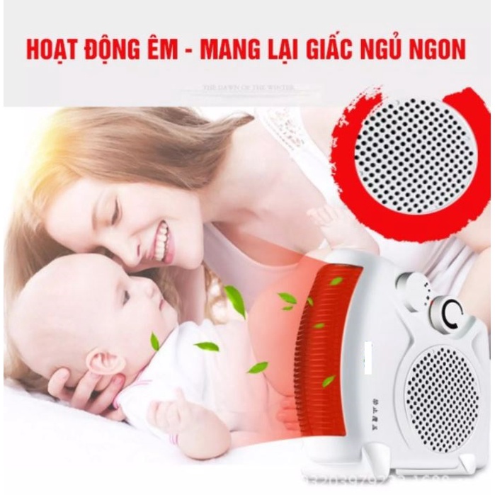 MáyQuạt sưởi ấm đa năng 2 chiều tiết kiệm điện - máy sưởi ấm mini