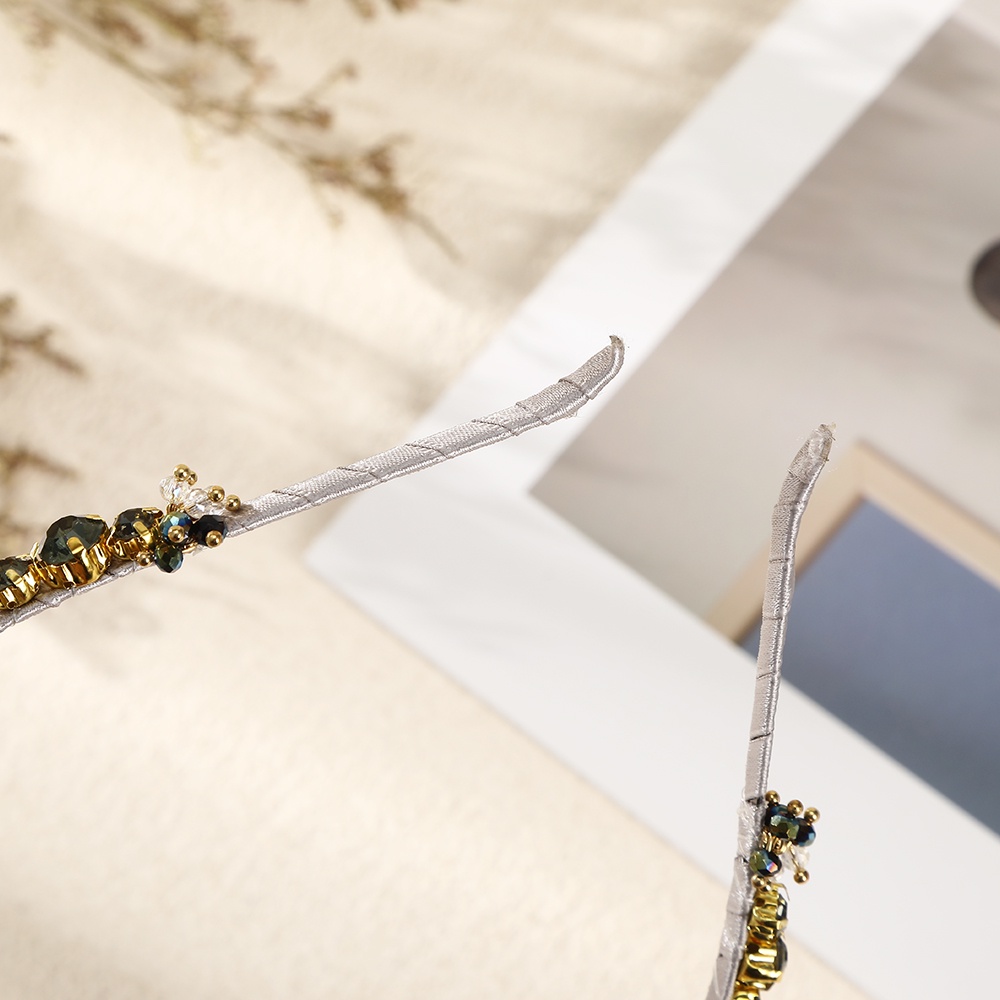 Cài tóc HAIMEIKANG đính đá giả kim cương kích thước đơn giản thời trang dành cho bạn nữ