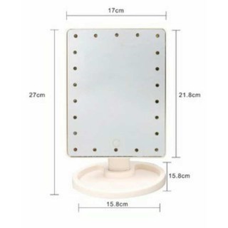 Gương soi có đèn led trang điểm