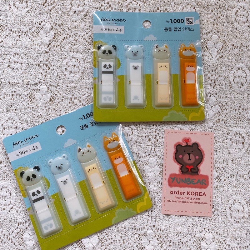 INDEX STICKERS ĐÁNH DẤU TRANG DAISO HÀN QUỐC