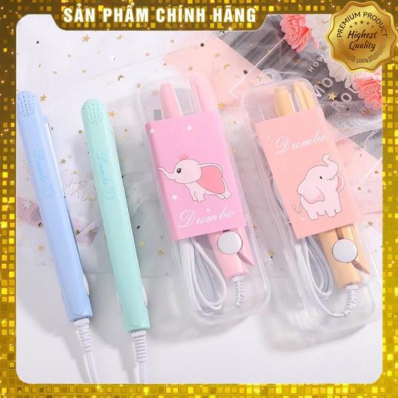 Máy duỗi tóc là tóc mini, máy kẹp uốn duỗi tóc mini giúp duỗi uốn thẳng tóc 2 trong 1