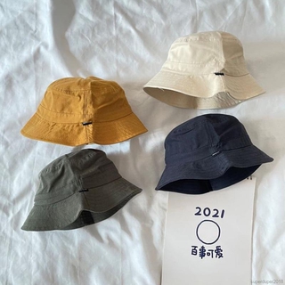Nón bucket màu trơn phong cách hàn quốc cho bé