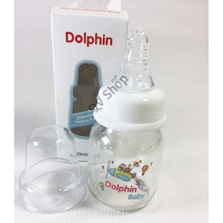 [FreeShip] Bình Sữa Streamline Cổ Hẹp 80ml Dolphin - An Toàn Không BPA