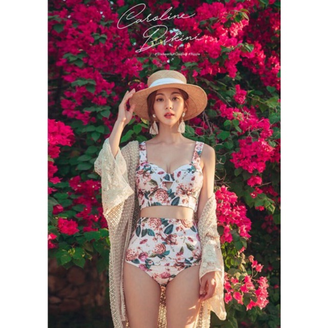 Bộ đồ bơi - Bikini 2 mảnh hoạ tiết hoa hottrend | BigBuy360 - bigbuy360.vn