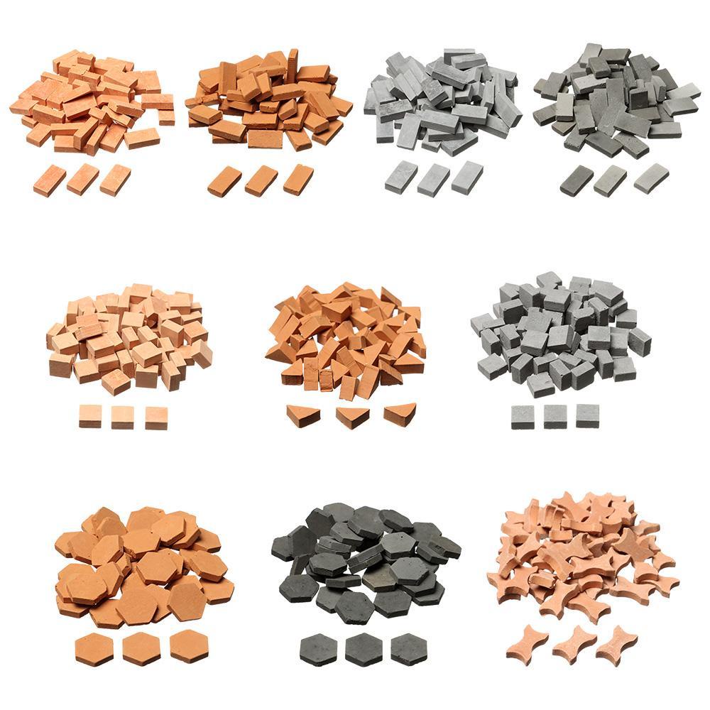 LUOL Set 40 / 50 / 70 Viên Gạch Nhựa Đồ Chơi Cho Bé