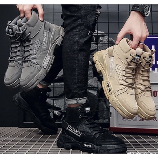 Giày nam cổ cao,Giày thể thao nam cao cổ da lộn cao cấp siêu đẹp hottrend 2023