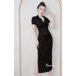 Đầm Body Hở Lưng Cột Dây , Đầm Dây Lưng