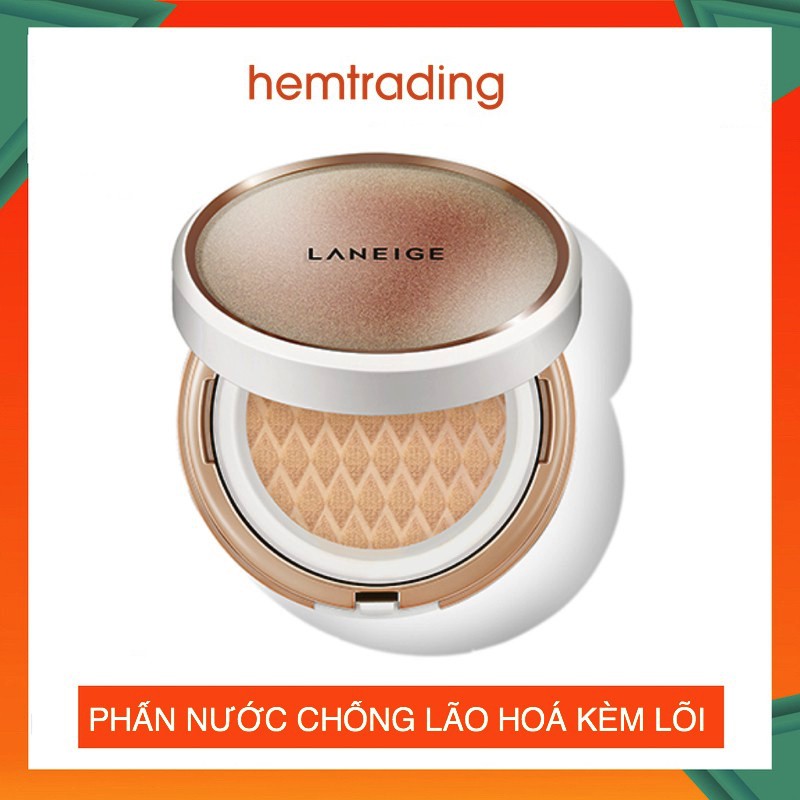 Phấn Nước Chống Lão Hóa Laneige BB Cushion Anti Aging SPF50+ PA+++ ( Tặng Kèm Lõi ) | BigBuy360 - bigbuy360.vn