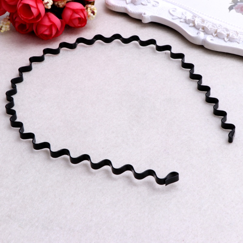 Flgo Băng Đô Cài Tóc Chống Trượt Có Răng Lì Gợn Sóng Cho Nữ