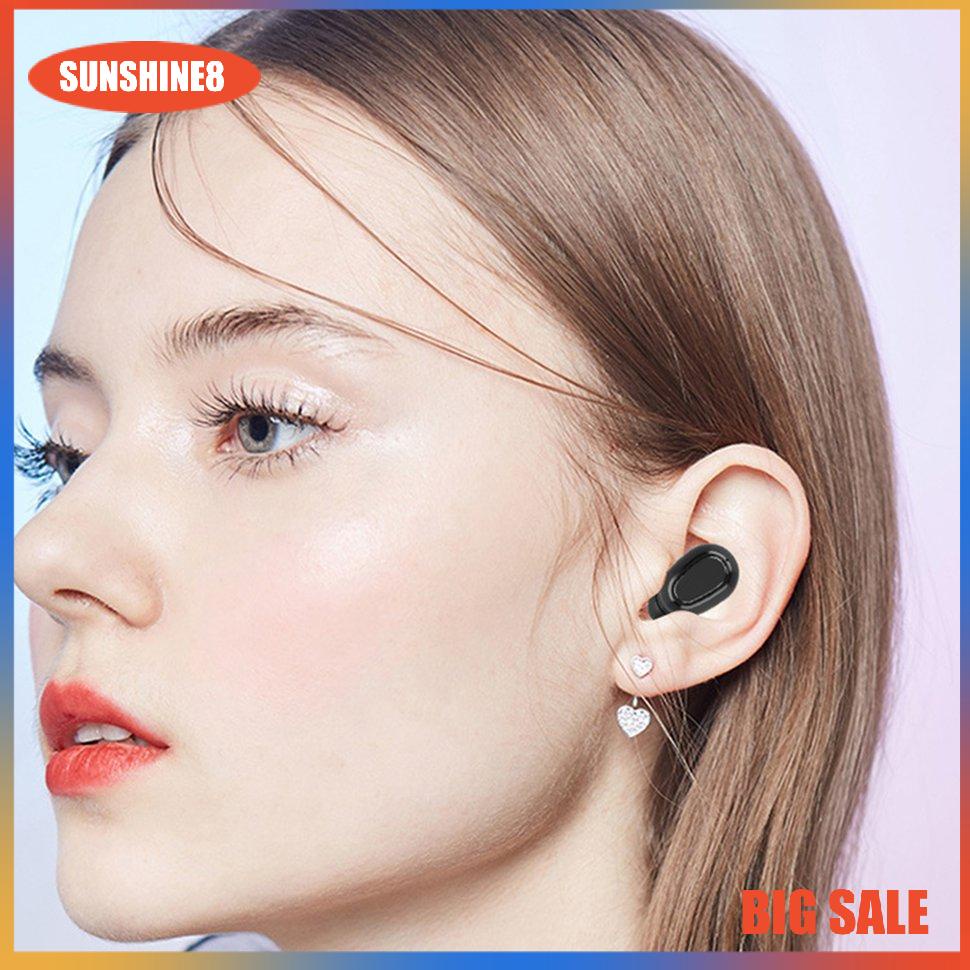 【SUN】Wireless In-Ear Earphones With Microphone Sports Earphones HIFI Stereo Earbuds