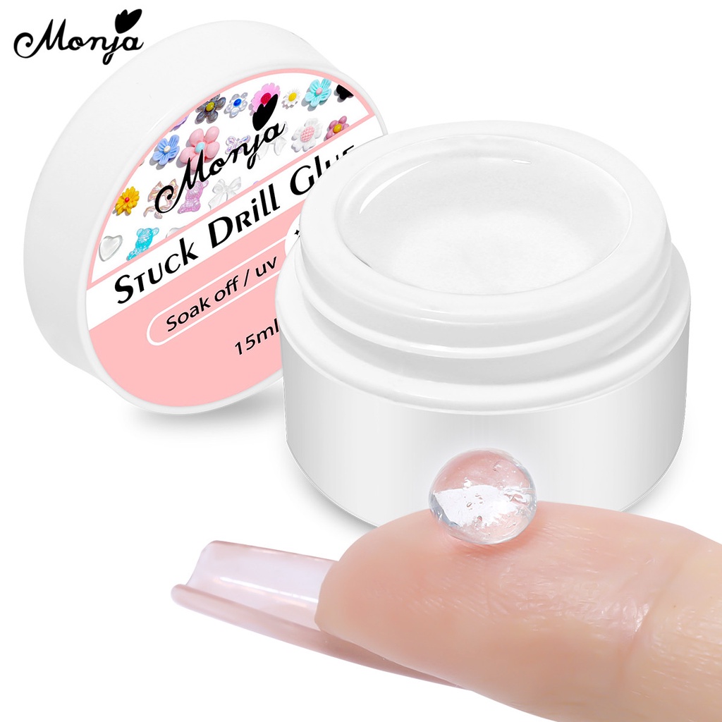 MONJA Keo 15ml Dán Trang Trí Móng Tay Nghệ Thuật DIY