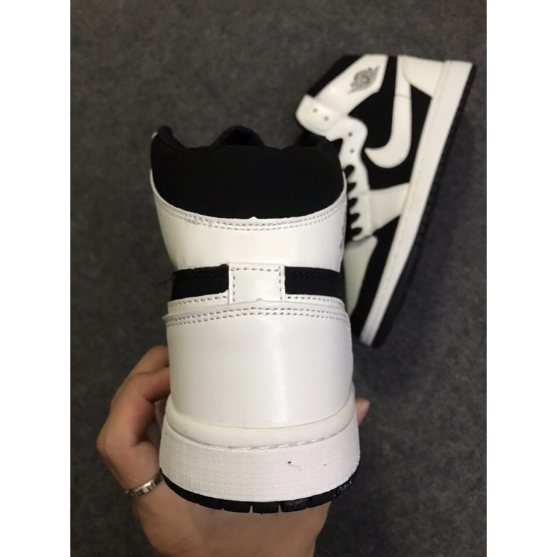 Giày sneaker Air Jordan 1 Panda cổ cao