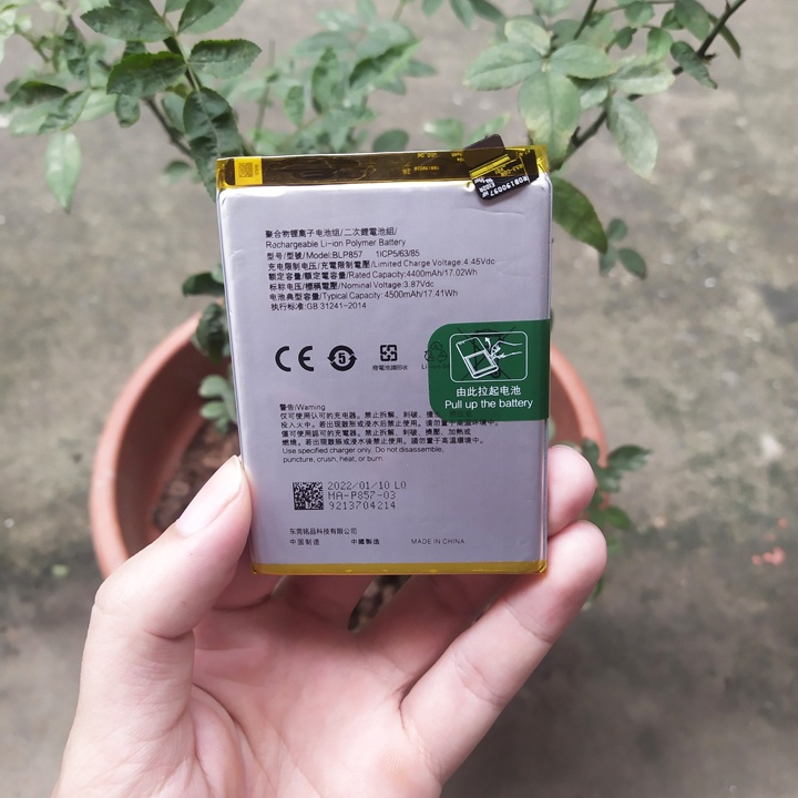 Pin realme gt neo dung lượng 4500 mah zin hãng, thay pin điện thoại gt neo