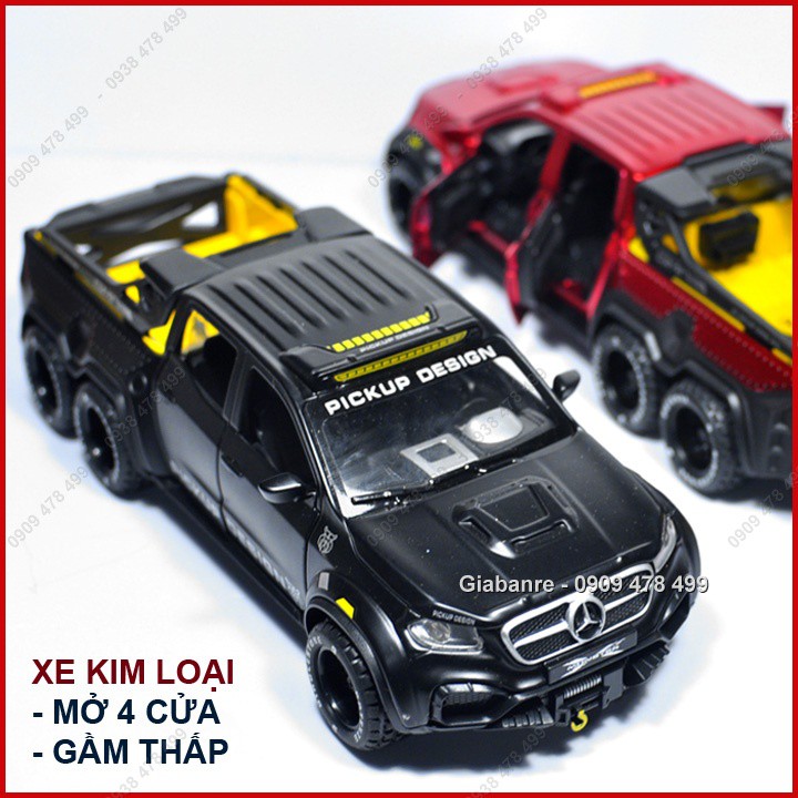 Mô Hình Kim Loại Xe Mercedes Bán Tải Klass 4 Cửa Pickup Design Tỉ Lệ 1:32 - 9808