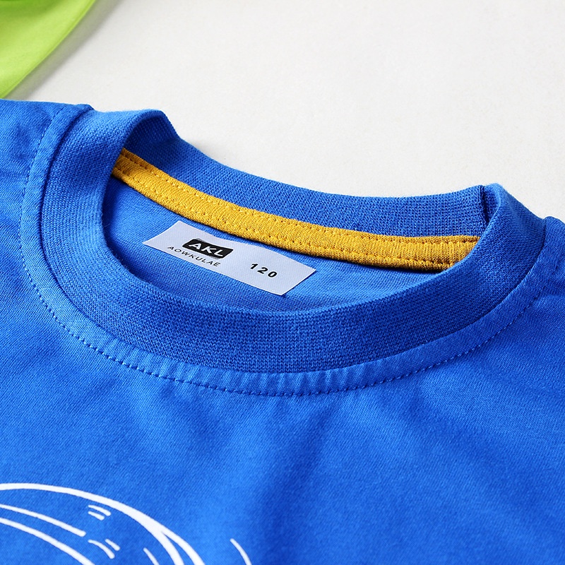 Áo thun bé trai size đại TrueKids, Áo thun ngắn tay bé trai in hình phi hành gia mùa hè 2022