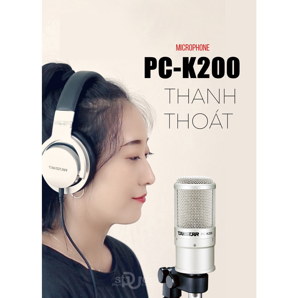 Micro thu âm Takstar PC-K200 - Micro thu âm cho phòng thu