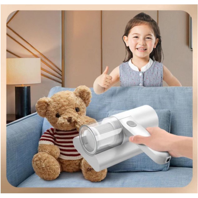 Oxygen072 Máy hút bụi nệm ABS Linh kiện điện tử 20000Pa Loại bỏ tia cực tím không dây cho gối quần áo giường sofa