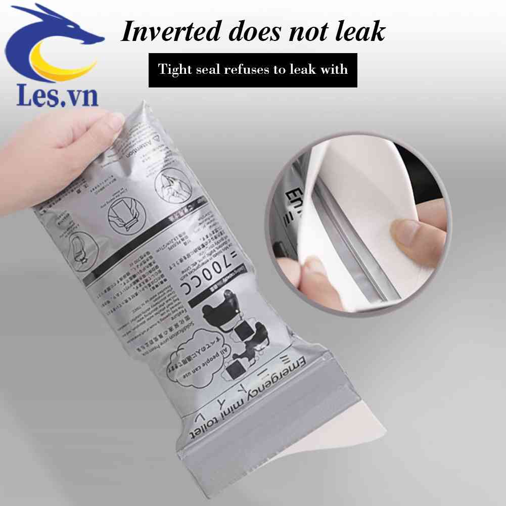 Túi Đi Vệ Sinh Khẩn Cấp Sử Dụng Một Lần Tiện Lợi