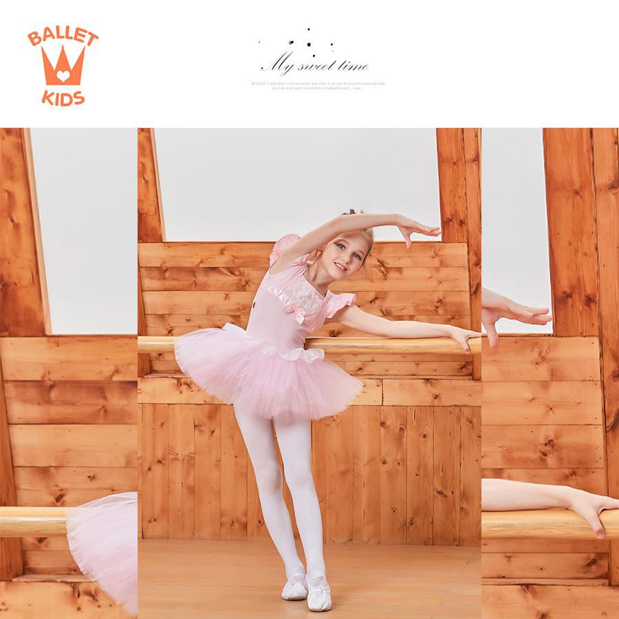 Váy múa ballet trẻ em Ballet chân ren BL21H