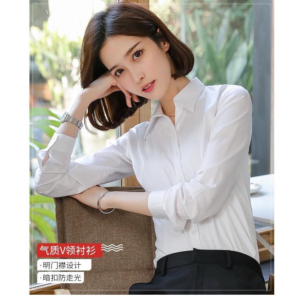 [Mã FAMAYWA giảm 10K đơn 50K] Áo Sơ Mi Nữ Trắng Công Sở | BigBuy360 - bigbuy360.vn