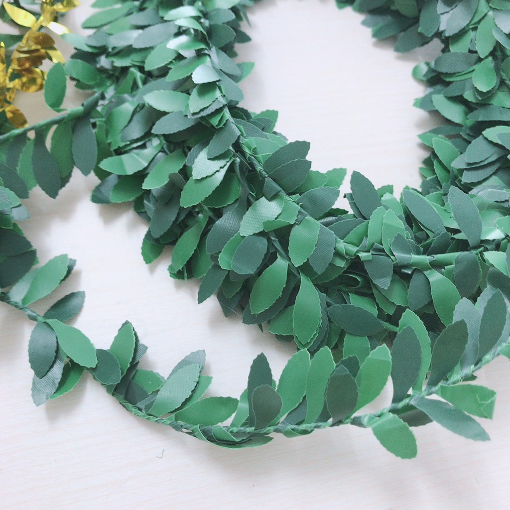 Cuộn Dây lá trang trí nhà, làm vòng hoa đội đầu
