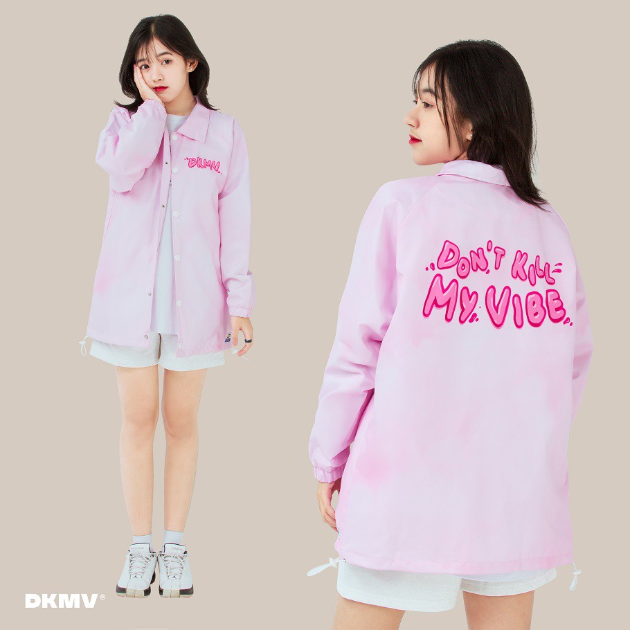 DKMV Áo khoác nữ vải dù in hình | Áo khoác nữ Sweet Jacket DKMV tặng túi tote | BigBuy360 - bigbuy360.vn