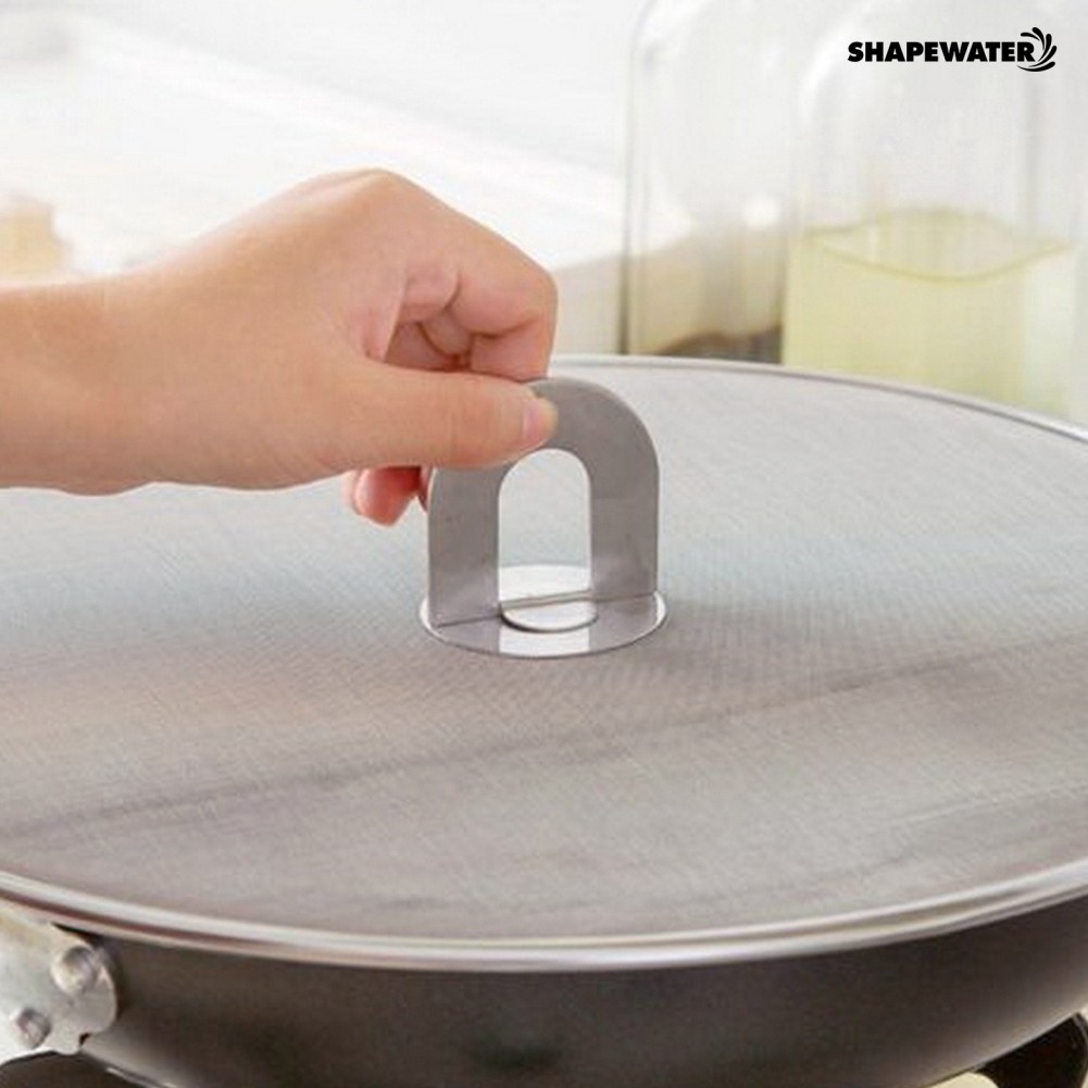Nắp Đậy Chảo Chiên Chống Dầu Có Tay Cầm Có Thể Gấp Gọn Tiện Lợi