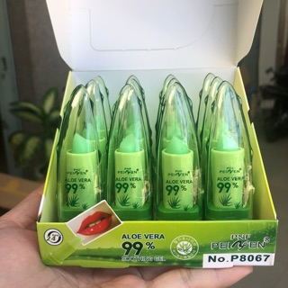Lố 12 cây son nha đam aloe vera penifen 99%