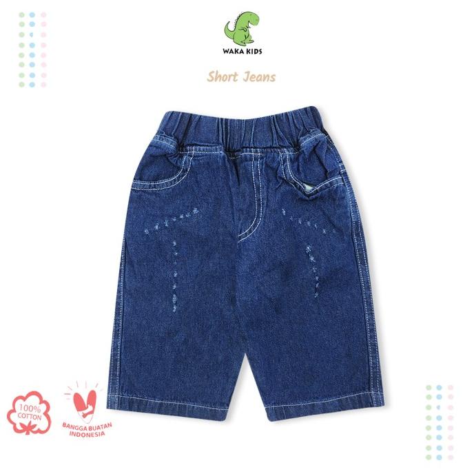 Quần Jean Rách Gối 3/4 Cho Bé 6 Tháng - 5 Tuổi 014
