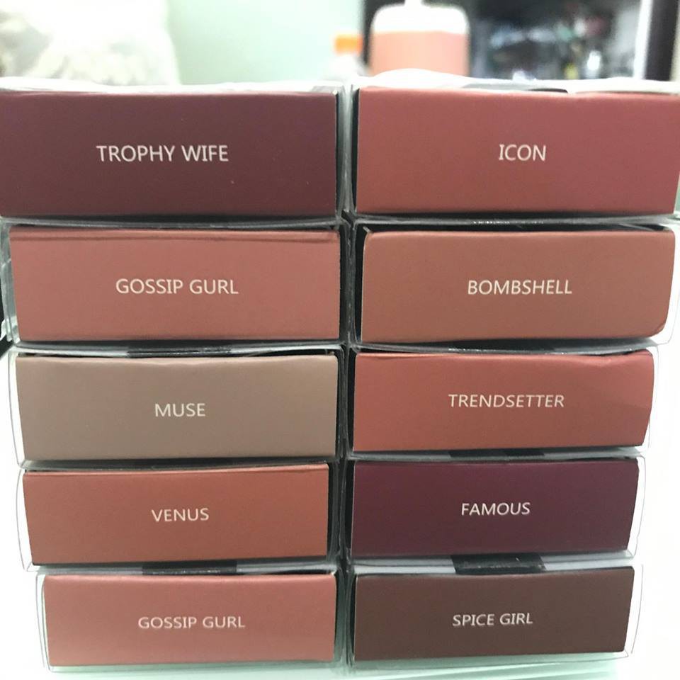 Son kem lì HUDA BEAUTY liquid matte nhiều màu