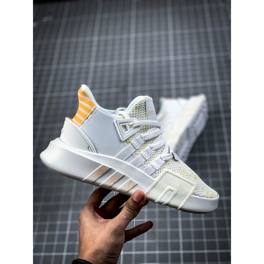 Original  Adidas EQT Bask ADV white yellow knitted original fabric EE5050 36-45