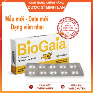 Viên Nhai Biogaia dạng viên men vi sinh giúp tăng cường hấp thu và miễn dịch, hết táo bón